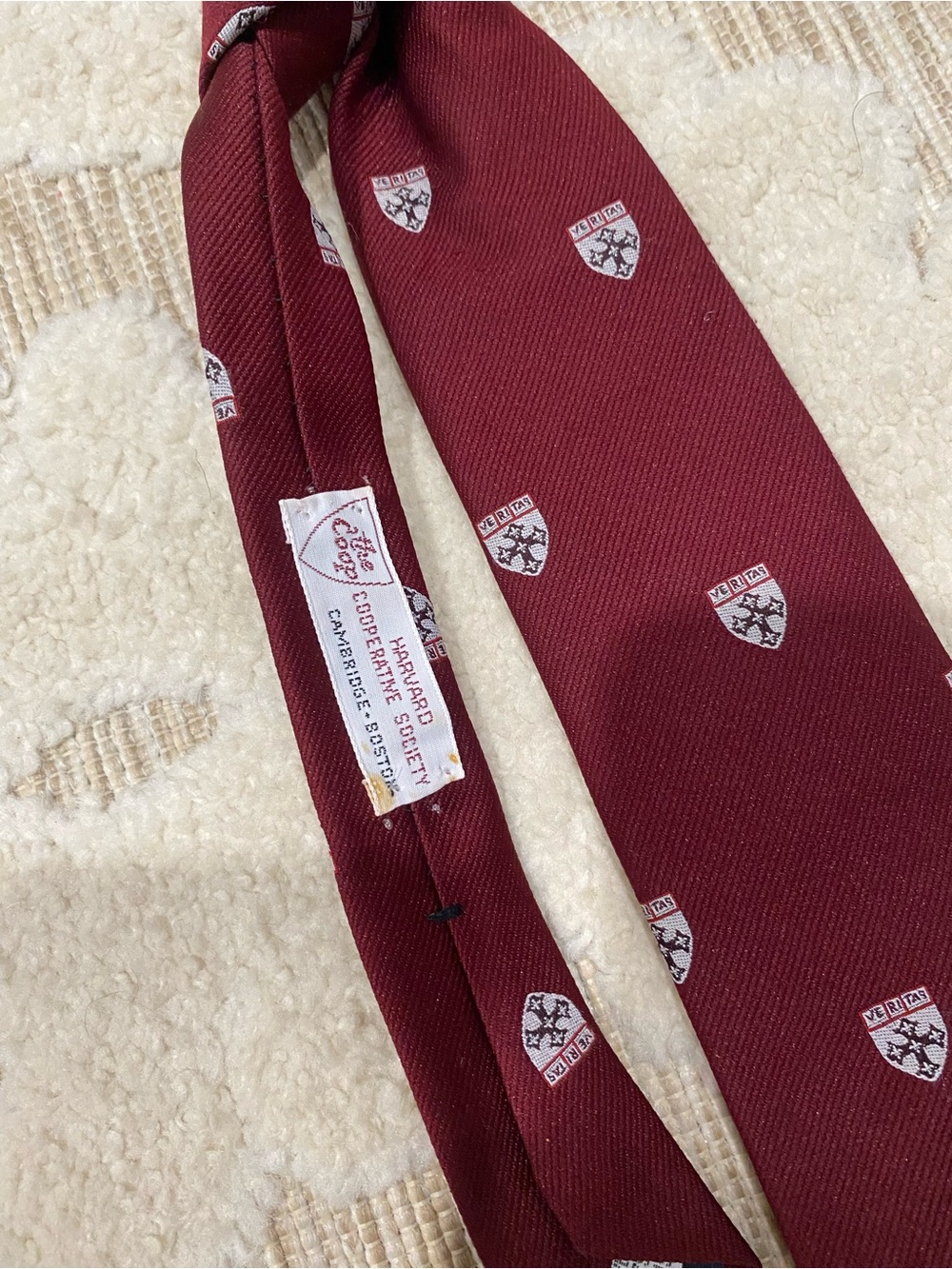 Vintage Harvard Veritas Tie